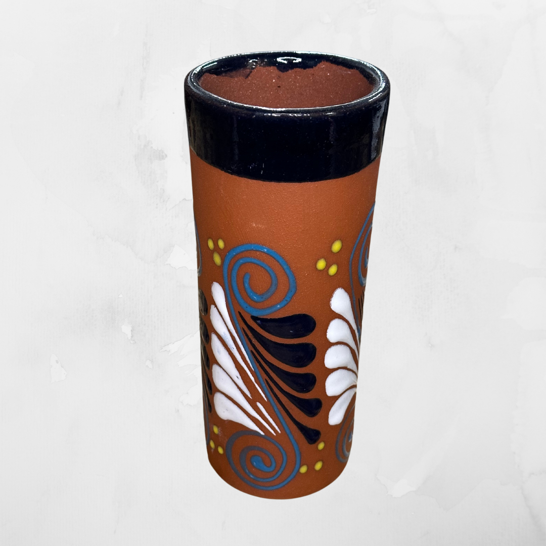 VASO ALTO DECORADO